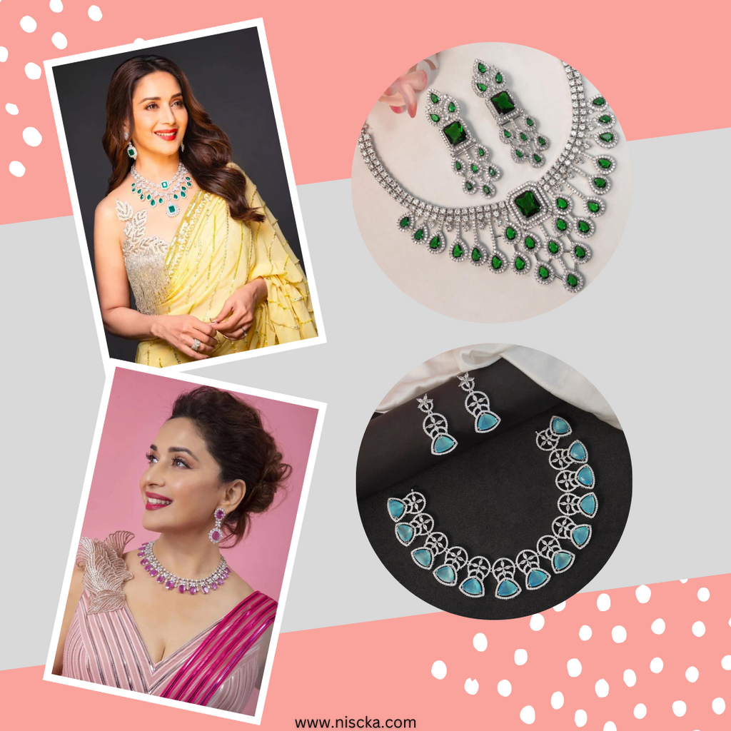 Madhuri Dixit Who Charmed Us With The Gorgeous Jewellery