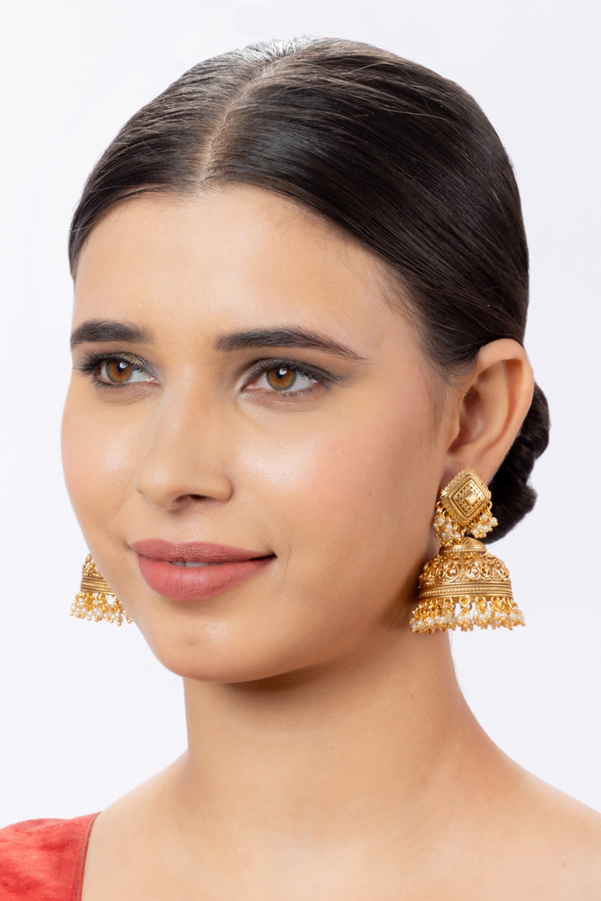 Traditional 22K Gold Plated Jhumki Earrings