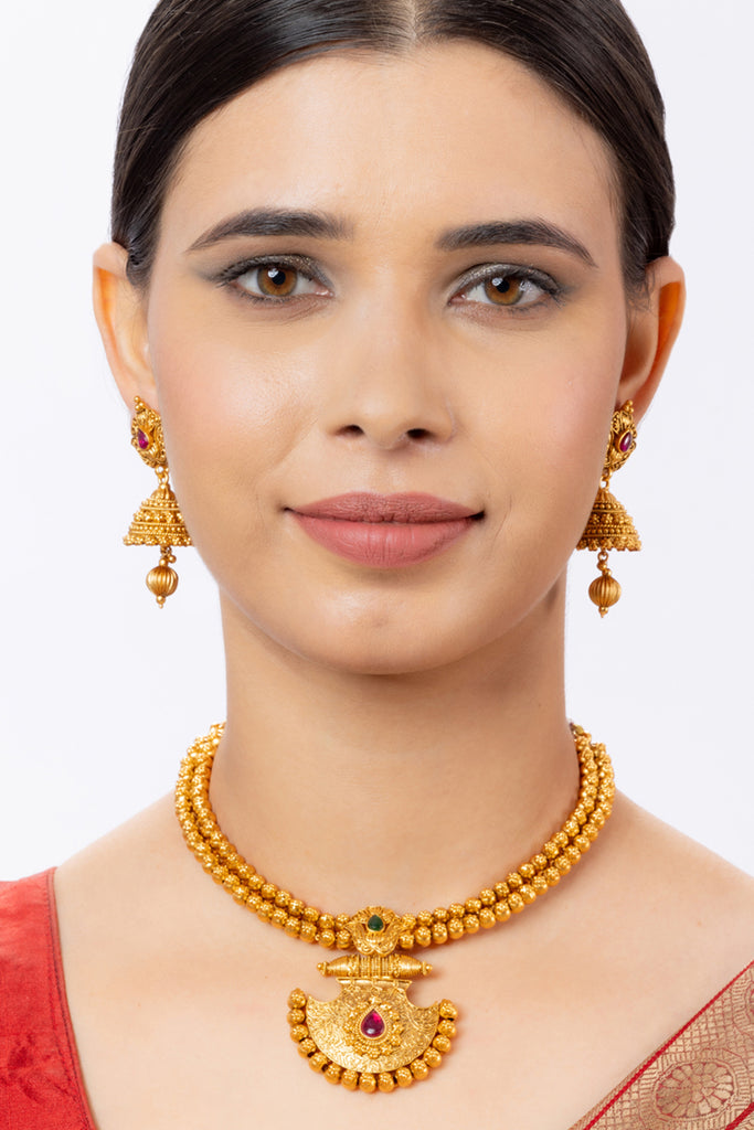 Gold Choker Necklace for Women-Gold Necklace
