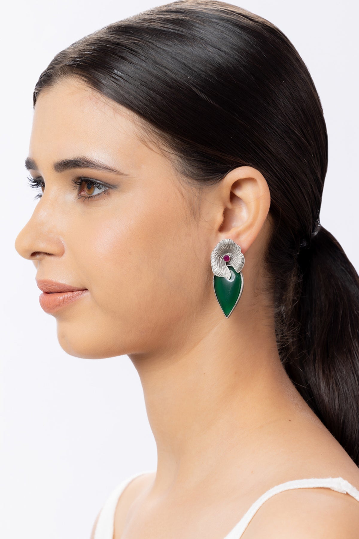 Subtle Floral Studs Earrings