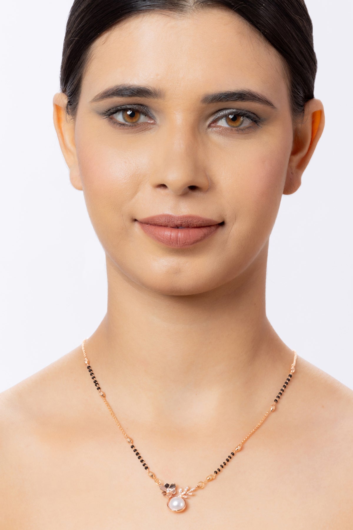 Modern Traditional Gold-plated Mangalsutra Necklace