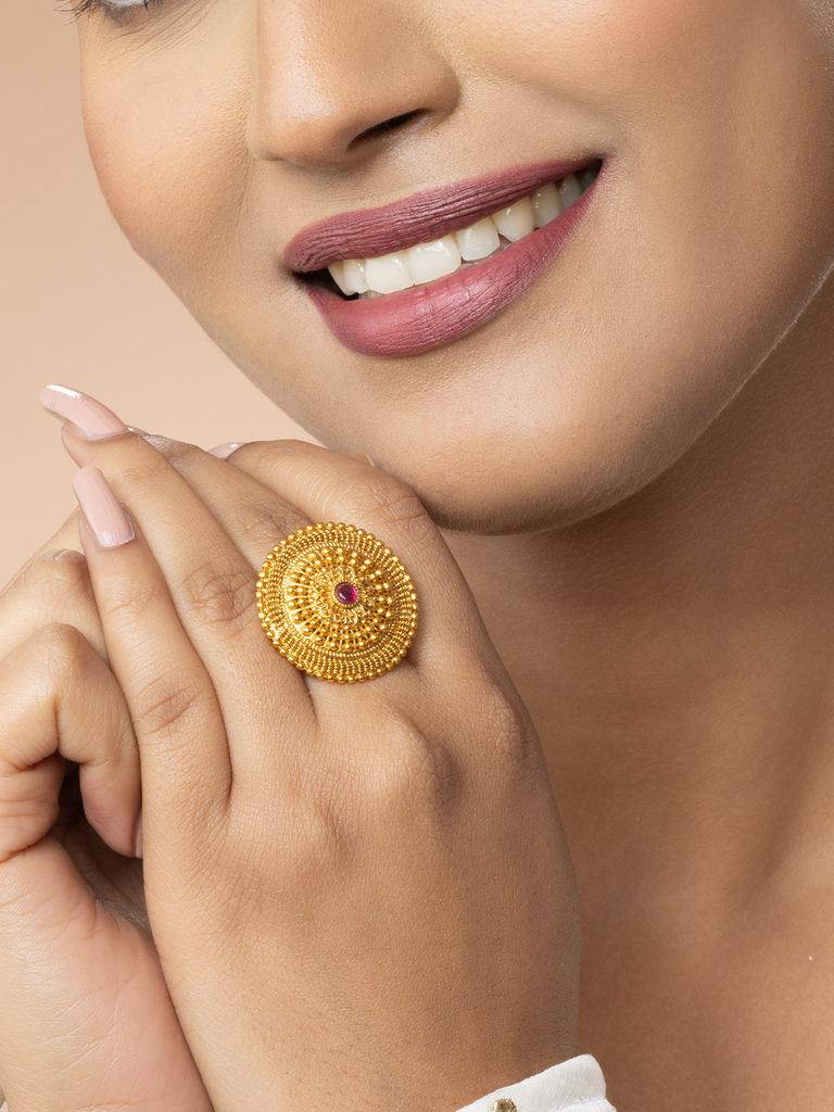 Gold ring 2025 female image