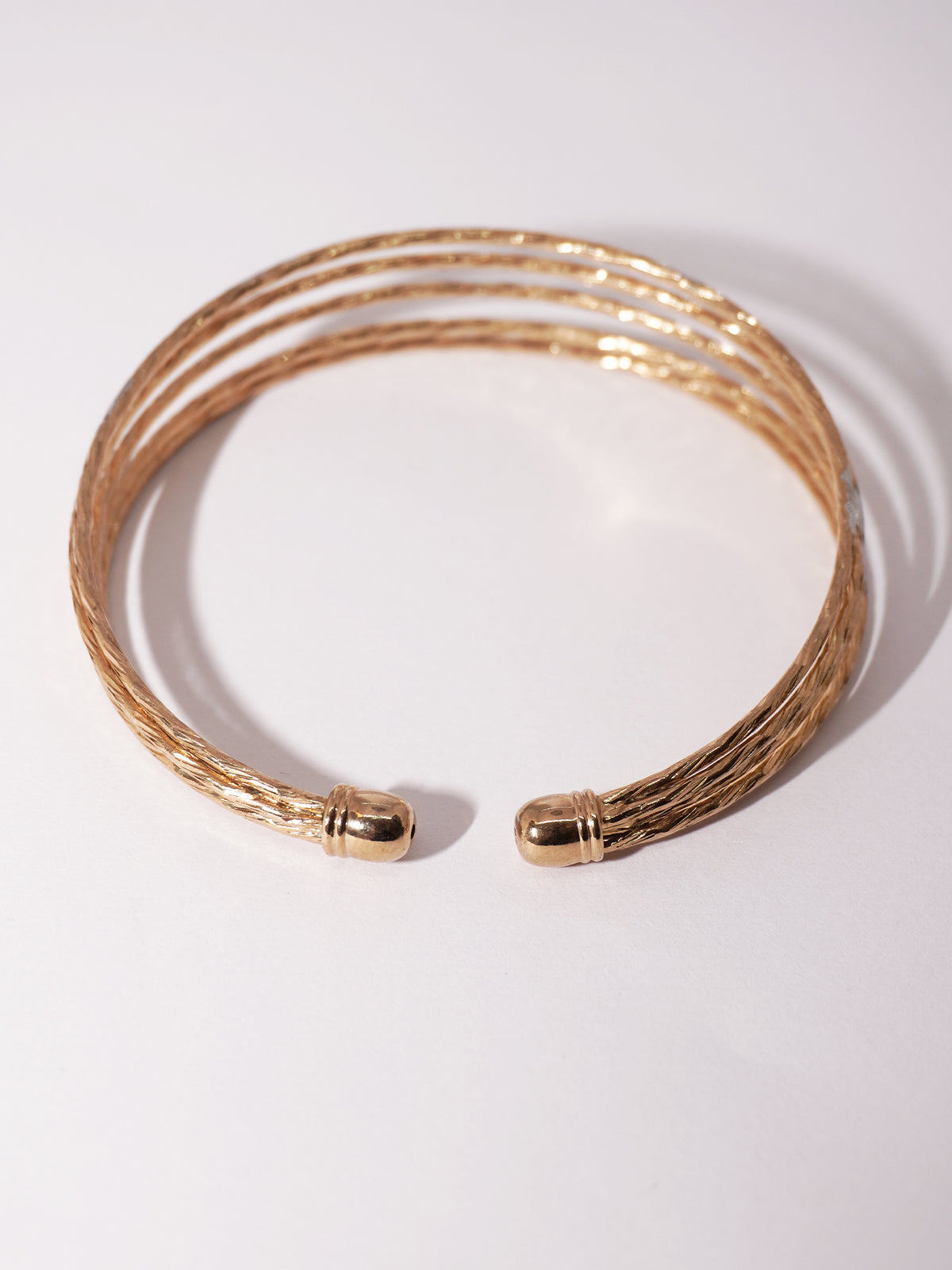Chic Adjustable Gold & Silver Plated Layered Bracelet