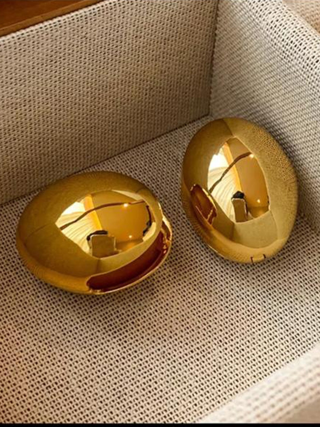 Gold-Plated Daily Wear Anti-Tarnish Button Clip-On Earrings