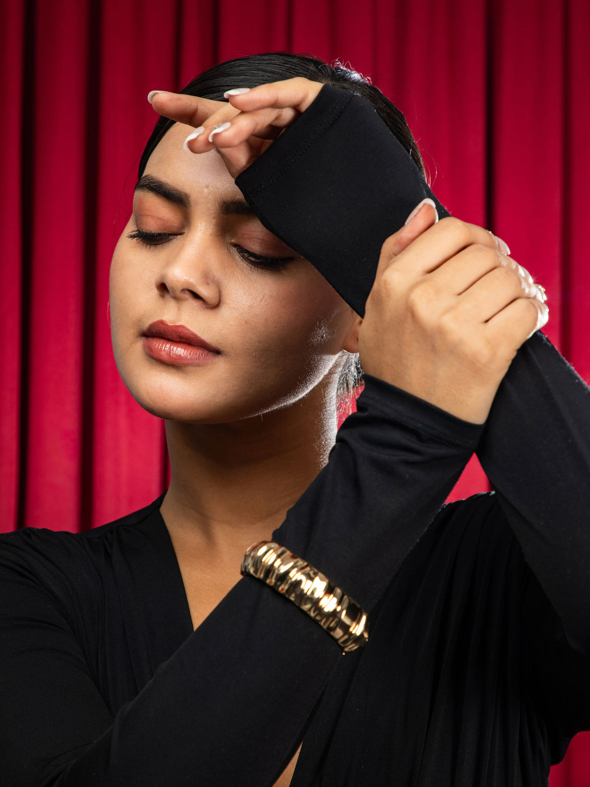 Gold Plated Handcrafted Enchanting Kada Bracelet
