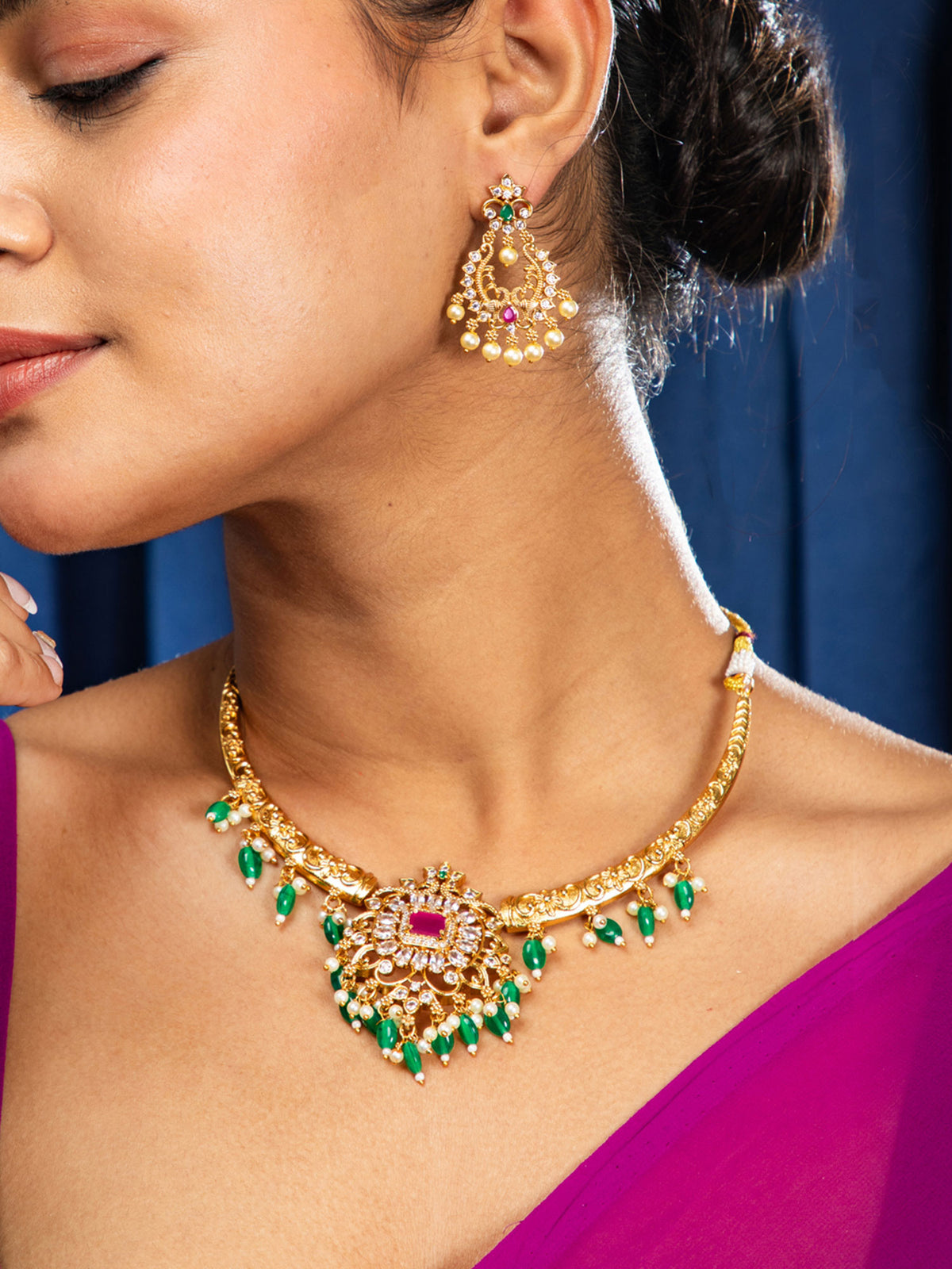 Royal Heritage Temple Choker Set