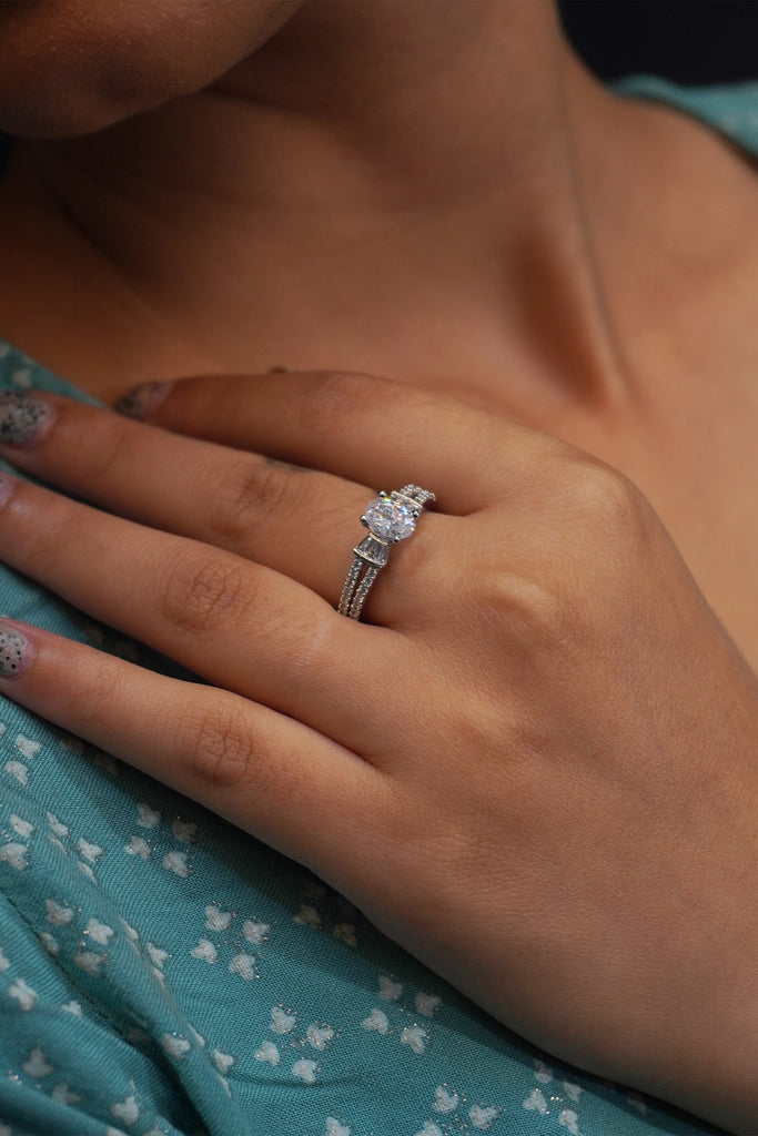 Online American Diamond Ring (जरकन अंगूठी) | Buy Zircon Ring