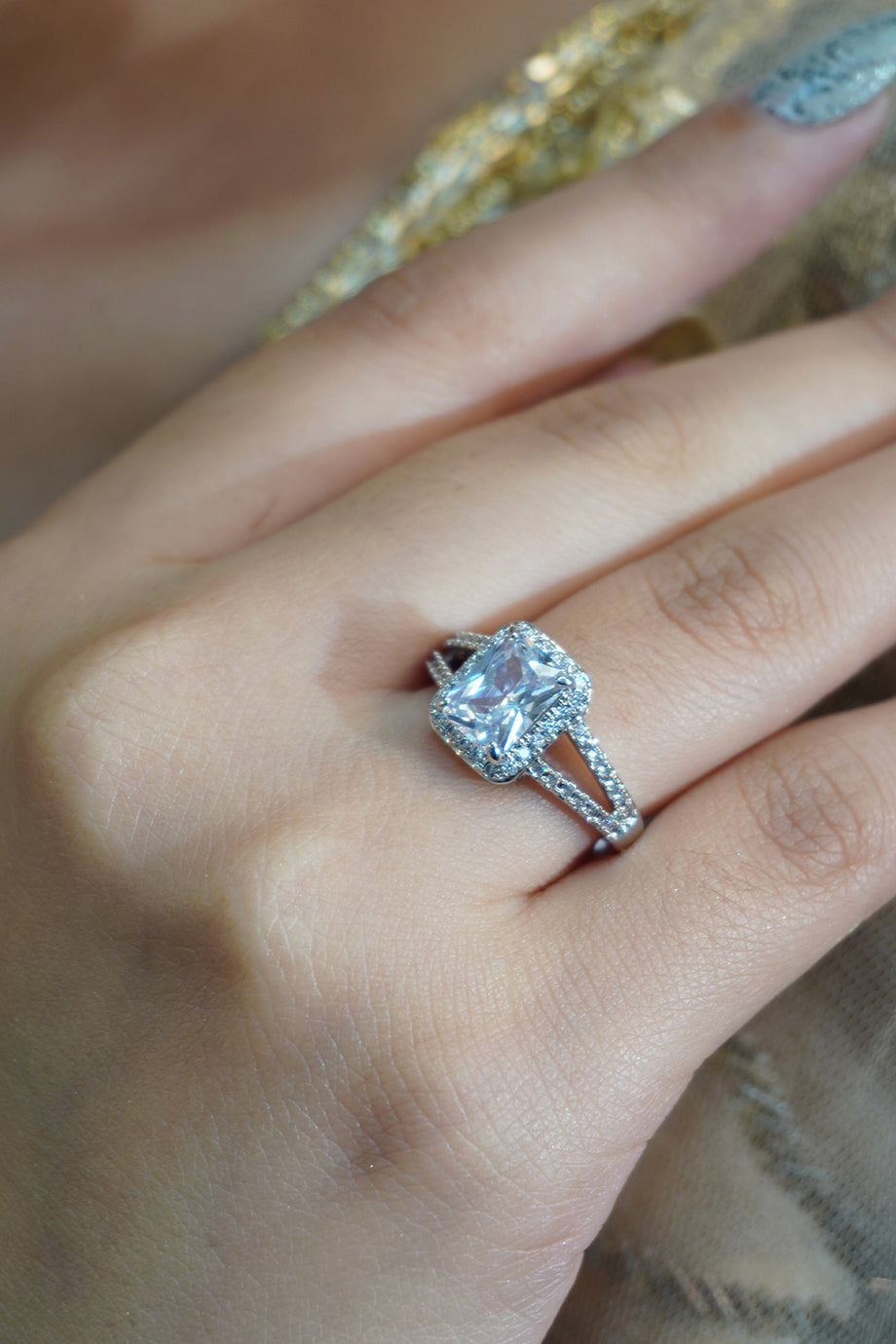 Artificial Rose Black American Diamond Finger Rings, Adjustable at Rs  350/piece in Mumbai