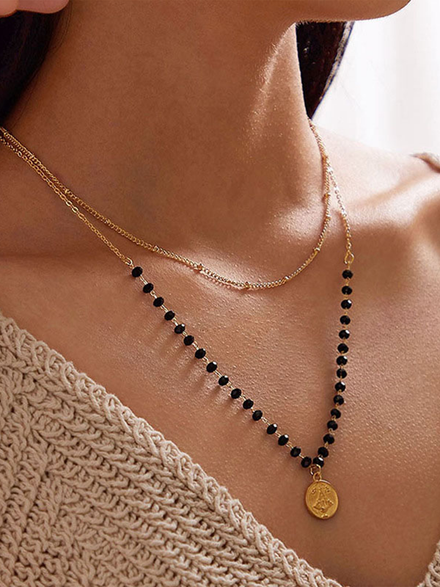 Short mangalsutra 2025 ki design