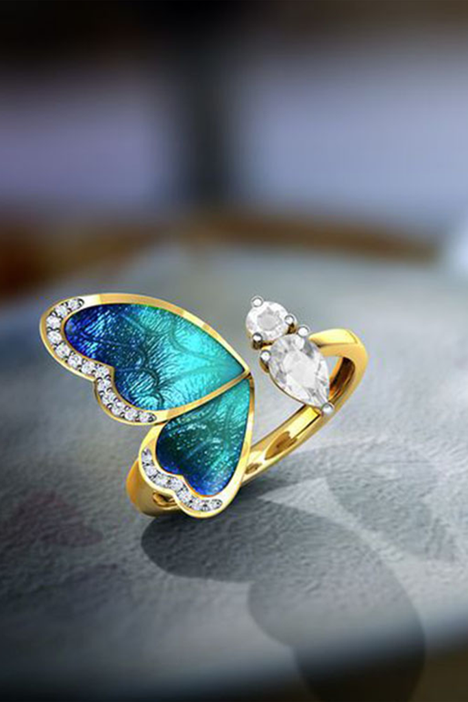 Ad best sale stone ring