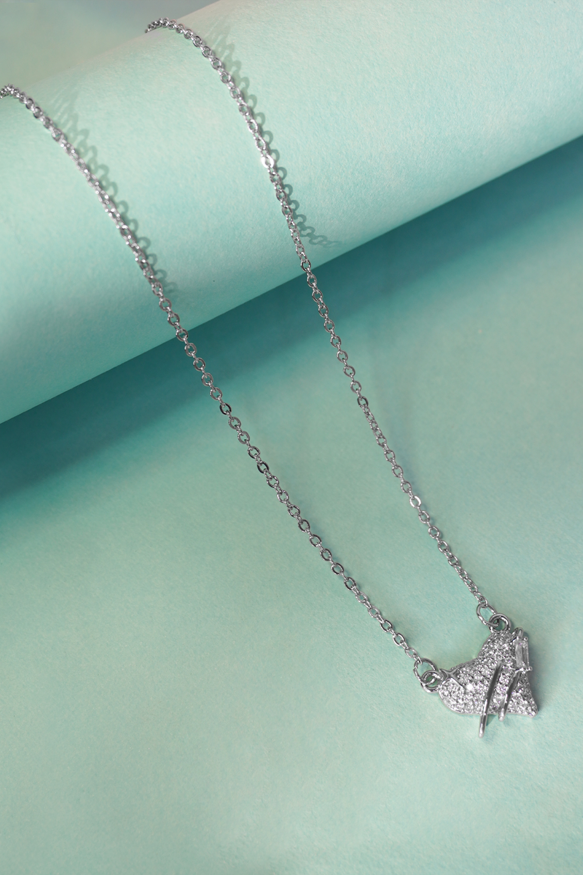 Fancy Western American Diamonds Pendant Necklace