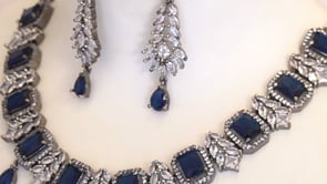 Blue Necklace Sets Online Shopping for Women at Low Prices - Blue Traditional Necklace Sets