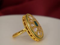 Traditional Gold Plated Ring - Artificial Rings for Girls