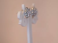 Stunning American Diamond Silver Plated Stud Earring - Buy Studs Online 