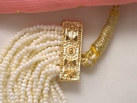 18K Gold Plated Pink Choker Necklace Set
