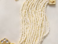 18K Gold Plated Yellow Choker Necklace Set
