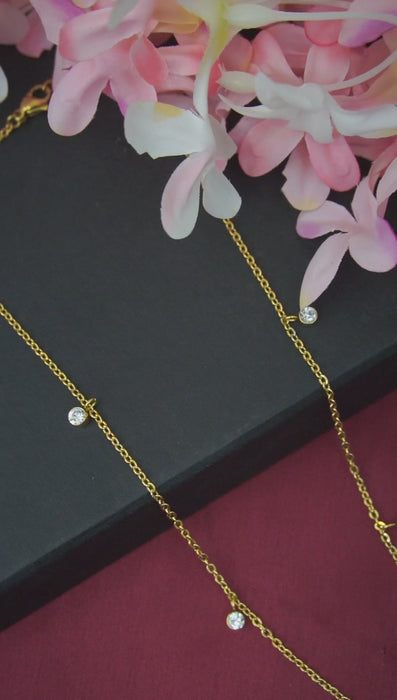 Delicate Gold Toned Necklace