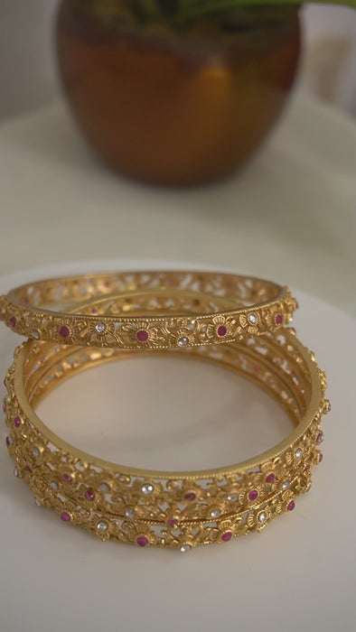 Stunning 24k Gold Plated Bangles - Buy Bangles Online
