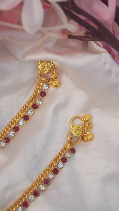 Gold Plated Anklet Payal - New Fancy Payal