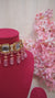 Polki Kundan Pink Choker Necklace Set-Choker Necklace Set