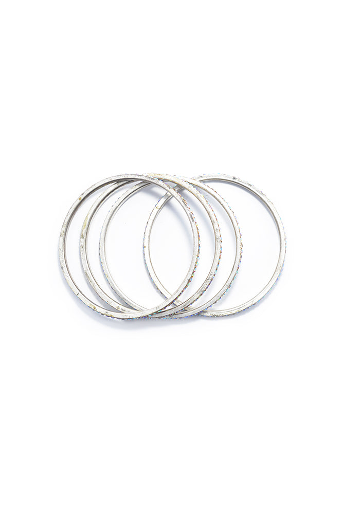 Cream Colour Stone Cystal Bangles for Women - Crystal Bangles online 