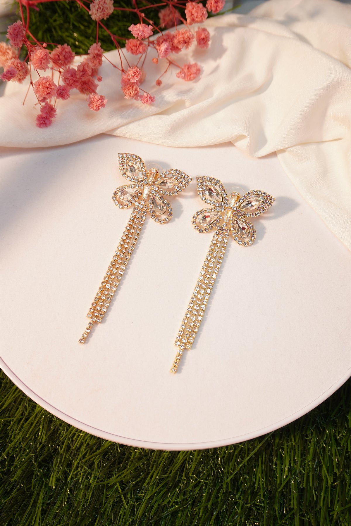 American Diamond-Ad and CZ studded Earring