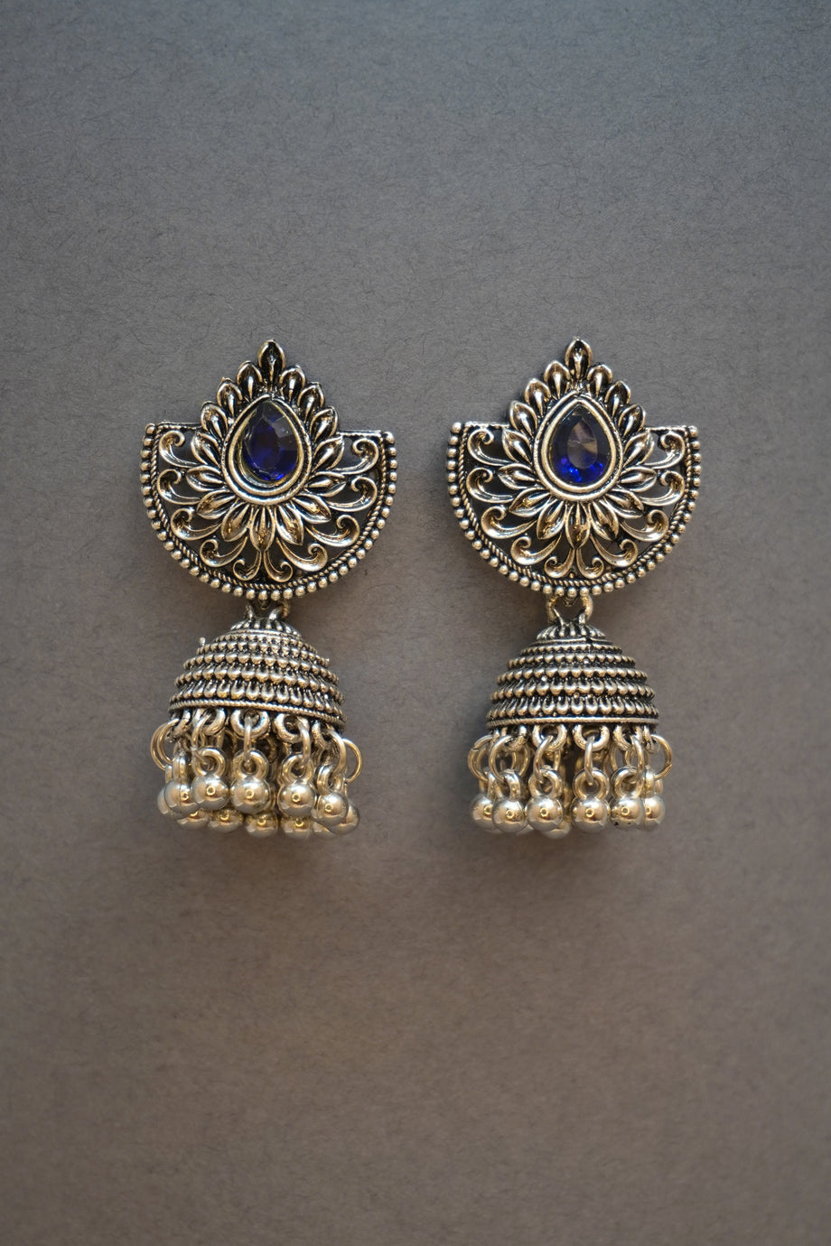 Traditional New Style Silver Jhumkas Earrings For Women and Girls at Rs  399.00 | Traditional Earrings | ID: 2853176323412