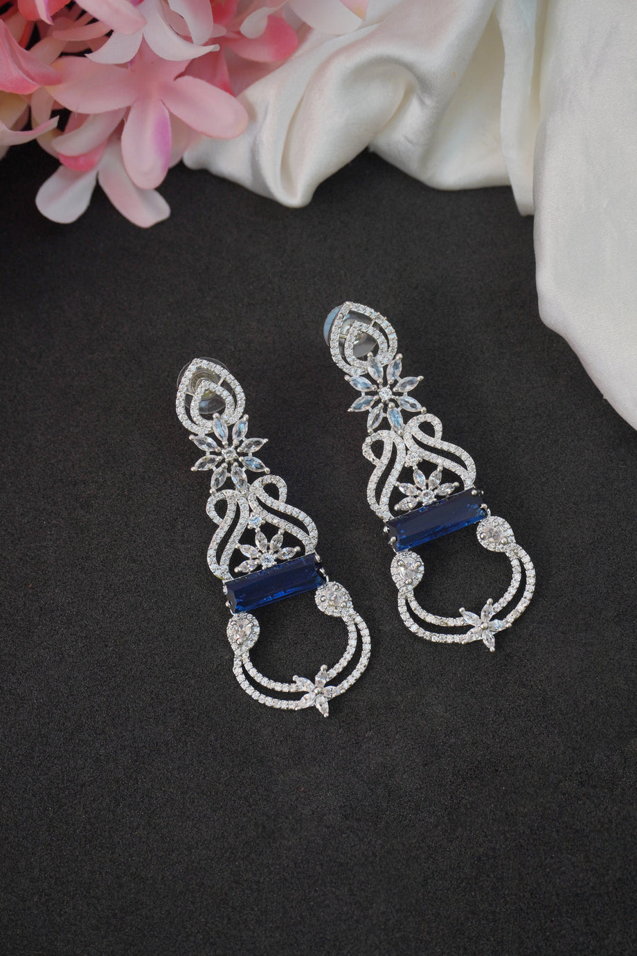 Details more than 120 sapphire earrings pandora best