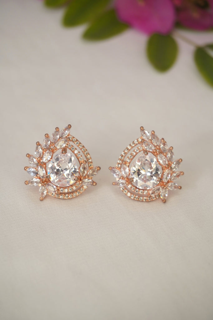American Diamond Studded Earring - Earrings for Women