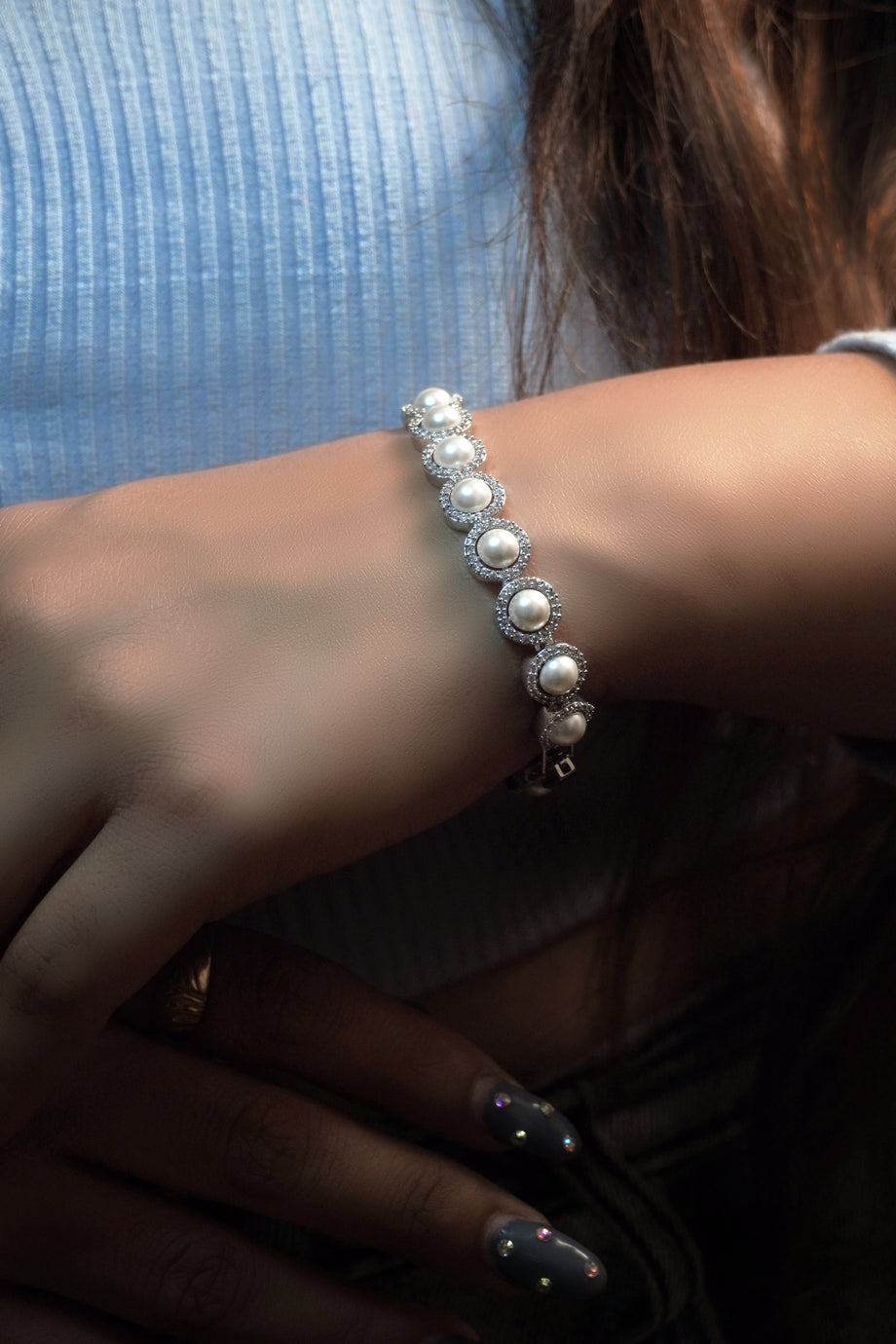 Sterling Silver Feather Bracelet Double Chain Custom Name S593 - Shop  huichiu Bracelets - Pinkoi