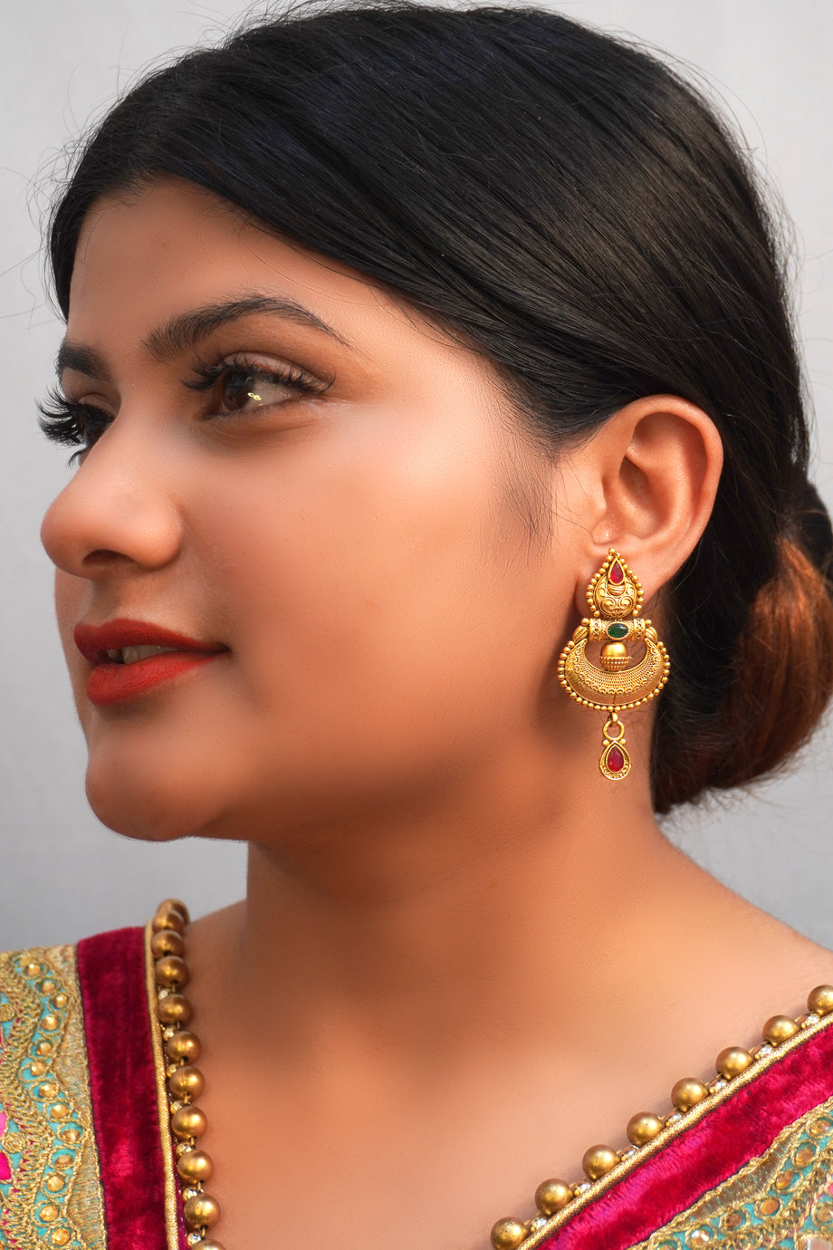 Buy 24k Gold Earrings Online In India - Etsy India