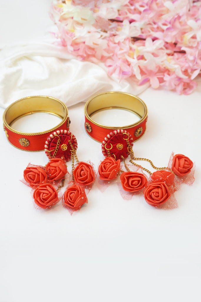 Red Thread Bangles for Bride
