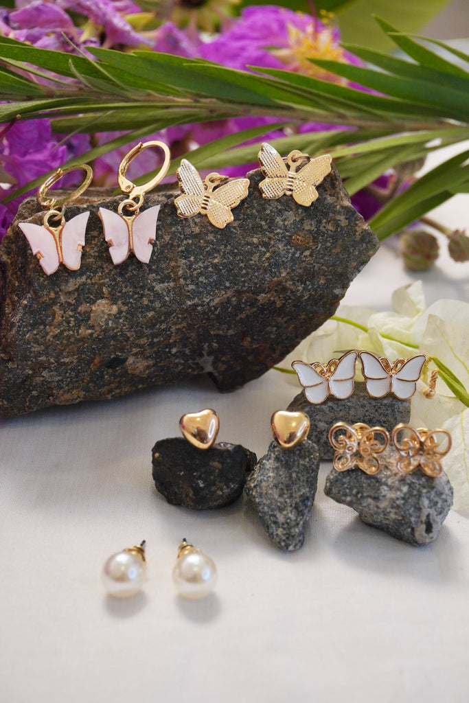 Combo Set of 6 Gold Plated Earrings - Fashion - Earrings | Women Jewellery