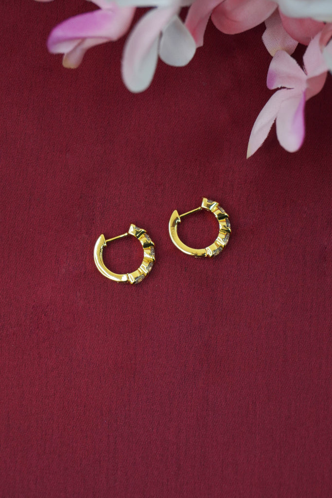 Gold-Toned Huggie Earrings