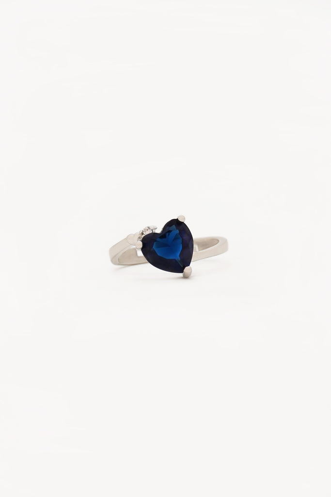 Solitaire Blue Stone Ring - Shop blue stone rings online