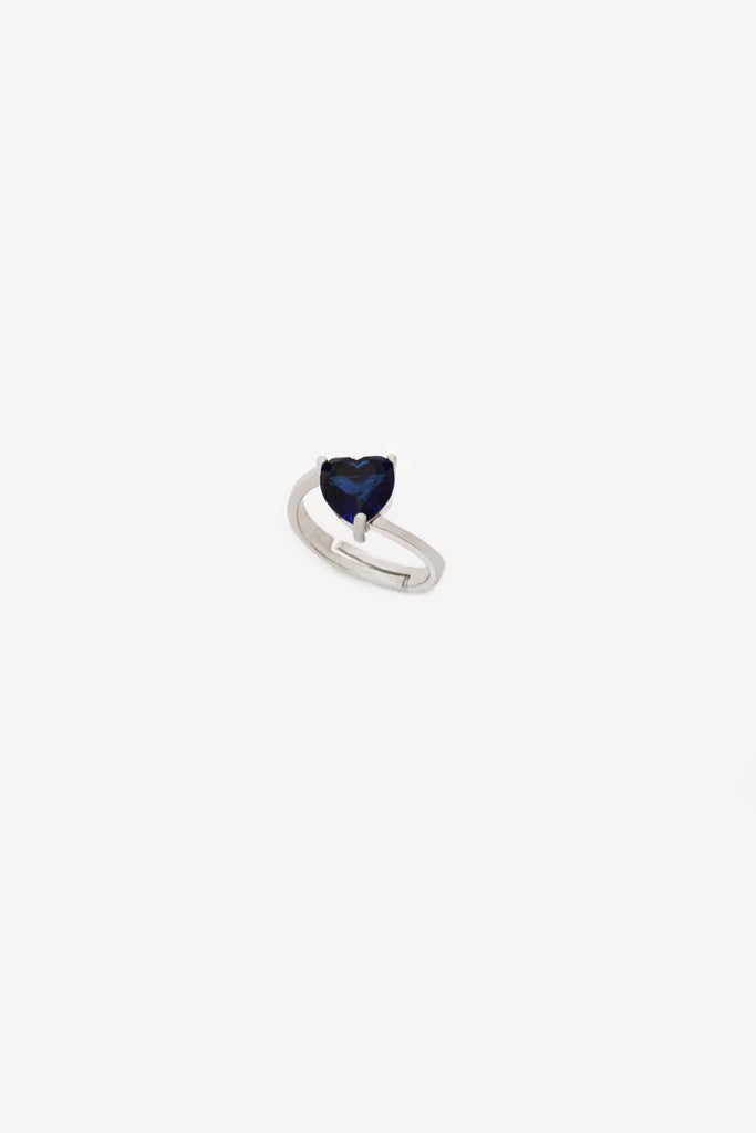 Solitaire Blue Stone Ring - Blue Stone Ring