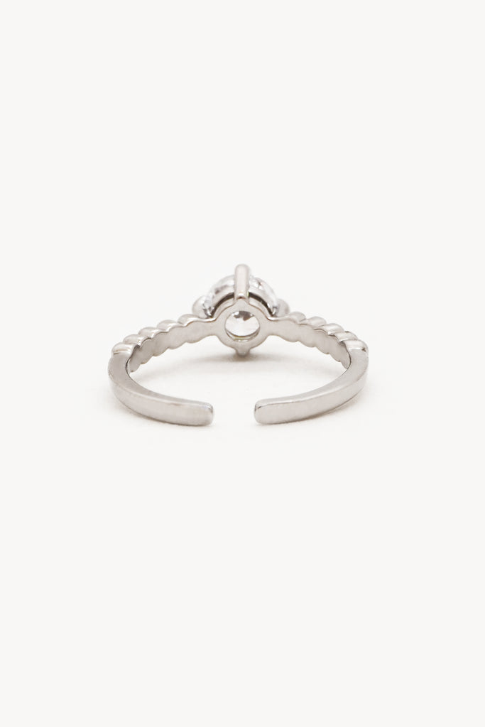 Solitaire Braided American Diamond Ring - Fashion Rings