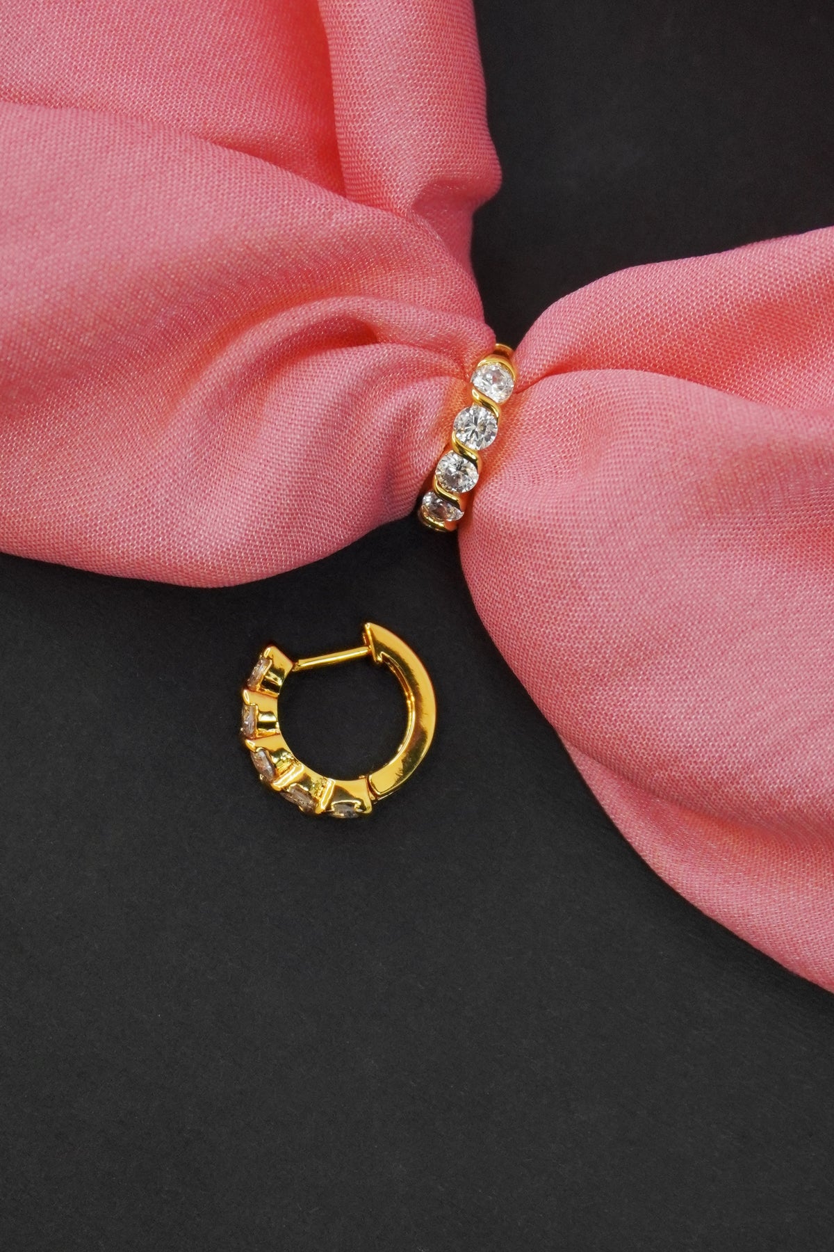 Gold-Toned Huggie Earrings