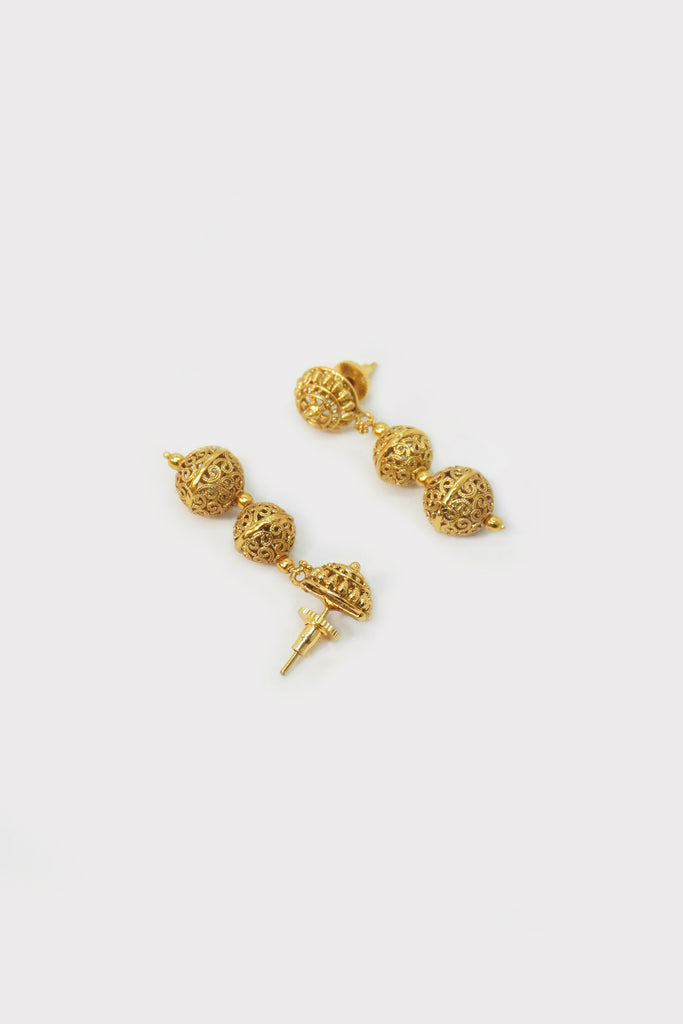 Gold Plated Earrings - Earrings Gold Designs
