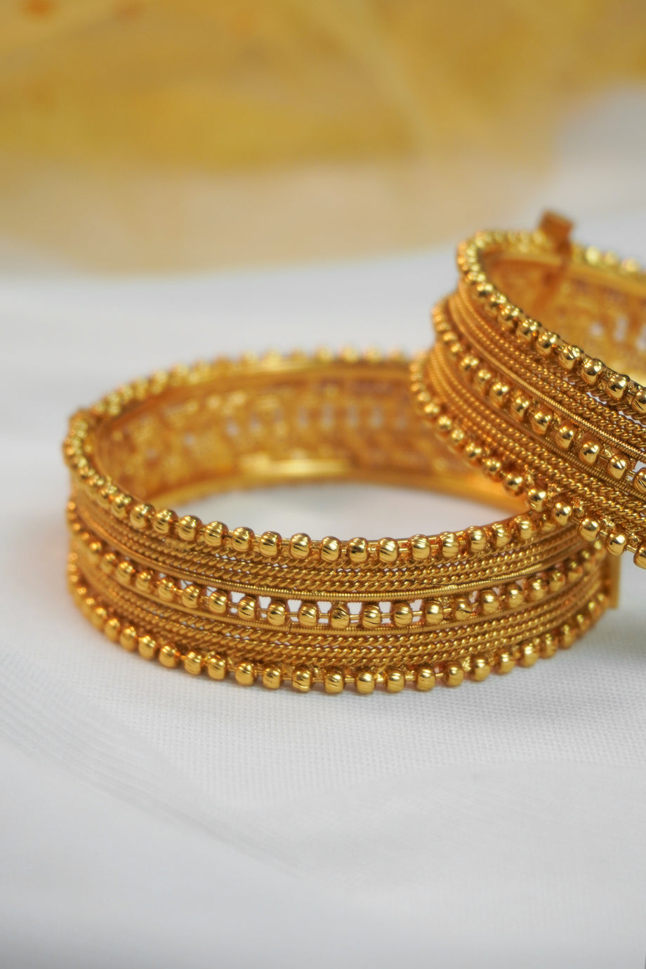 Gold plated kada 2024 bangles set