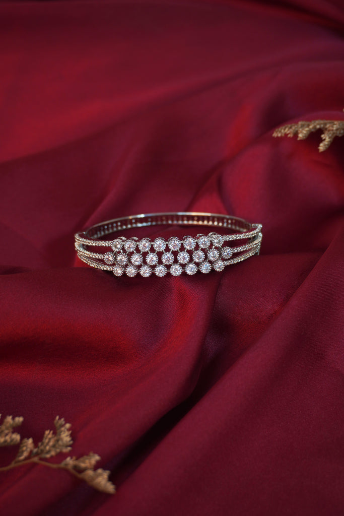 Handcrafted American Diamond Bracelet - American Diamond Bracelet Designs