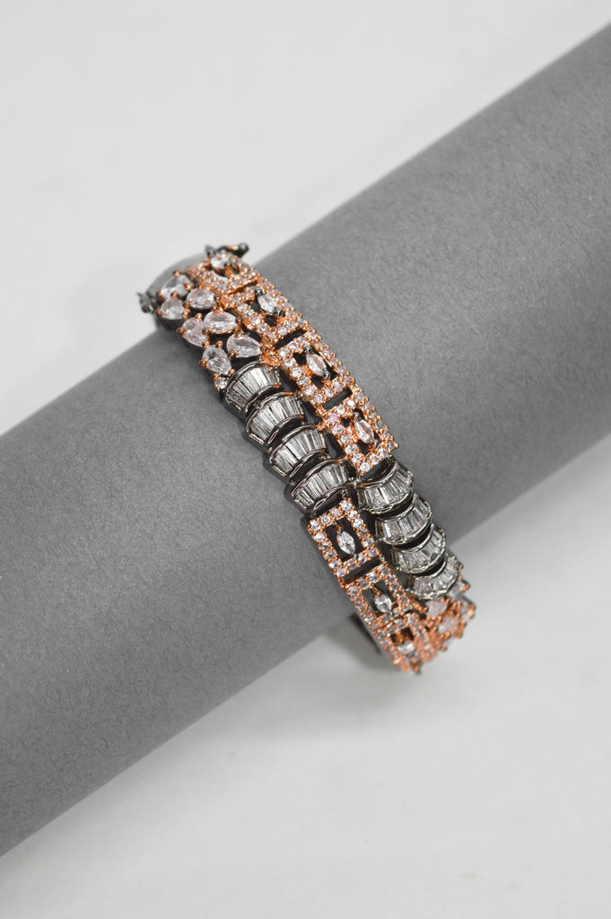 Handcrafted American Diamond Bracelet/ Bangles - Latest Bangles Designs - Bridal Bangles & Bracelets for Women