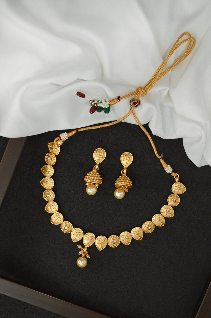 Gold Toned Jewellery Set - Niscka 