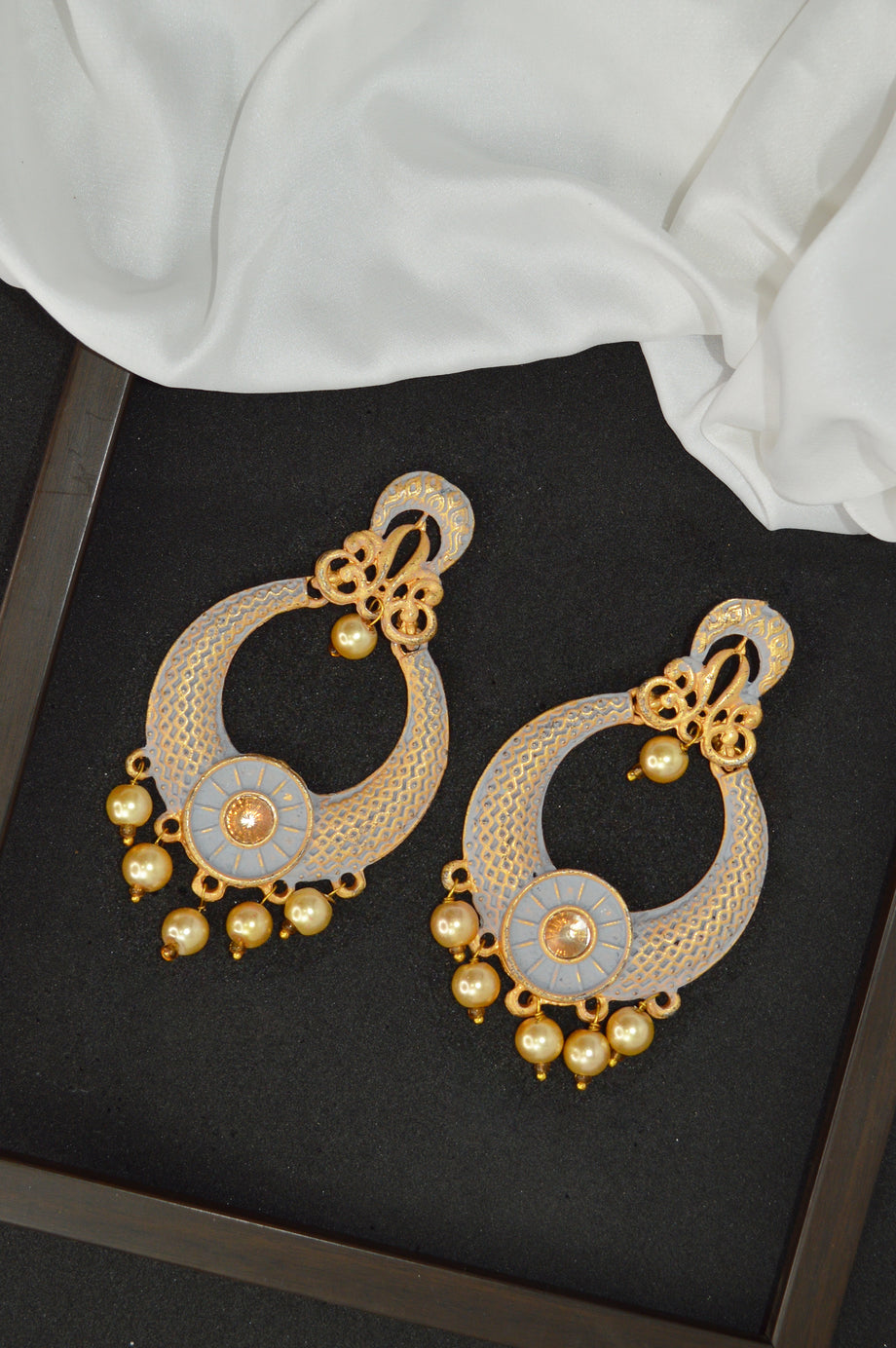 1pair Luxurious Ladies' Earrings With Water Drop Shaped Rhinestone & Long  Fringe, Golden | SHEIN USA