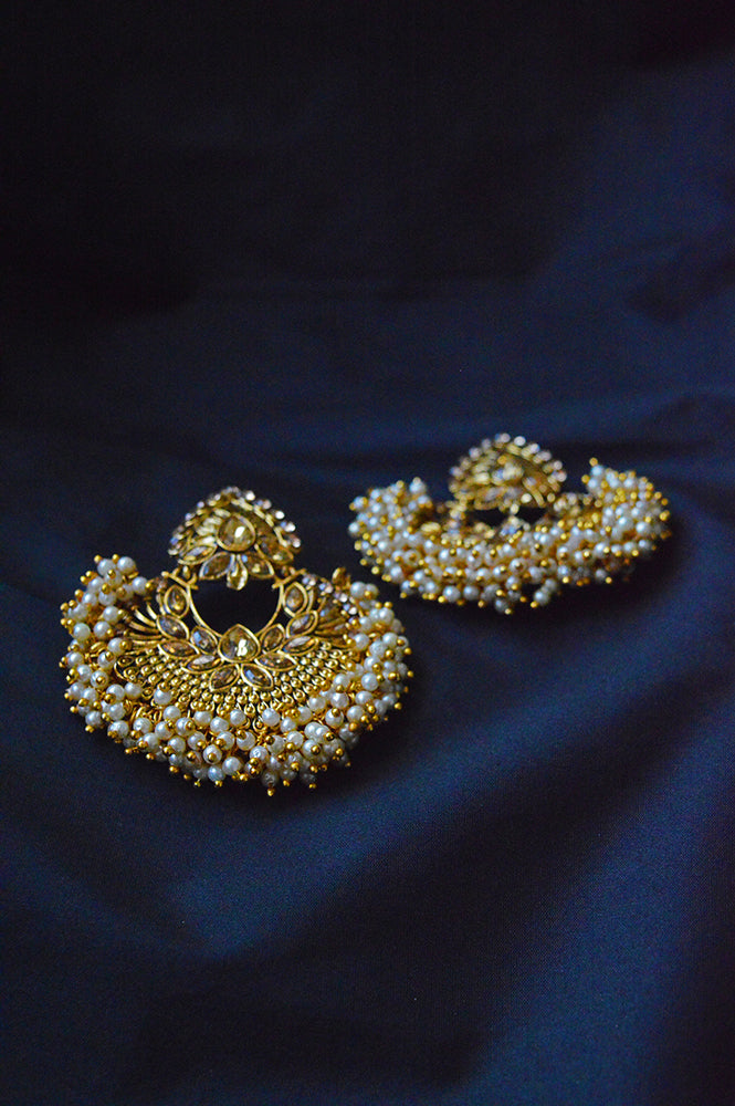 Buy Antique Gold Plated Ela Earrings | Tarinika - Tarinika India