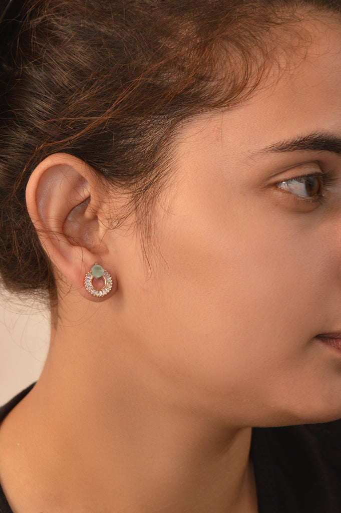 Trending American Diamond Earring Set