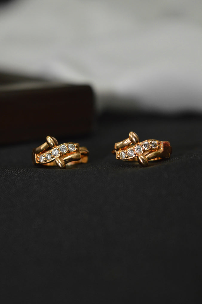Gold Plated Fancy Earrings - Niscka 