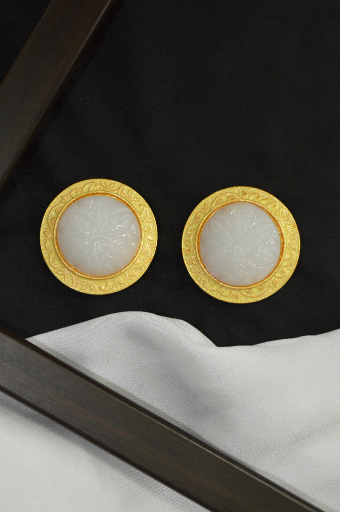 Handcrafted Daisy Gold Plated Earrings - Gold Plated Earring at Best Price in India