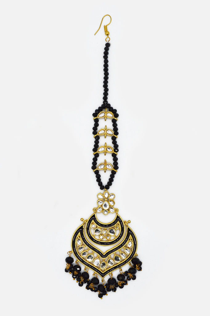 Handcrafted Kundan Maangtikka Set Online  - Buy Meenakari Jewellery Online at Best Prices in India