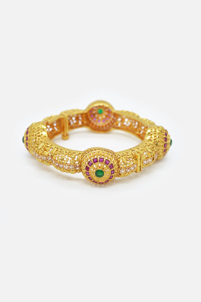 Gold Plated 24K Handcrafted Openable Kada 